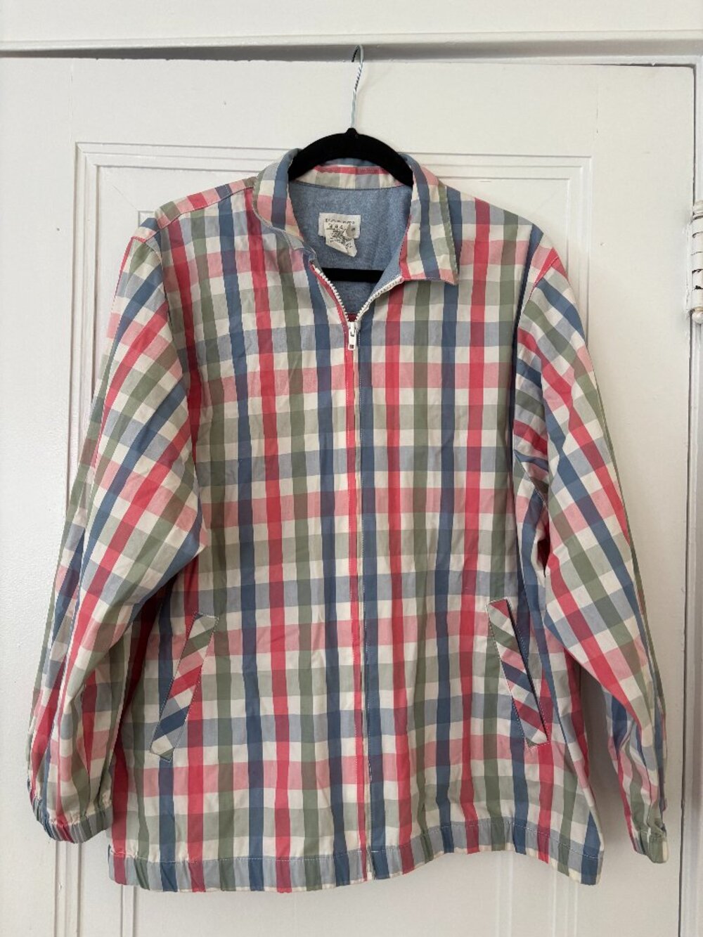 Vintage 90s Francisca Plaid Button Up Jacket | Size Large
